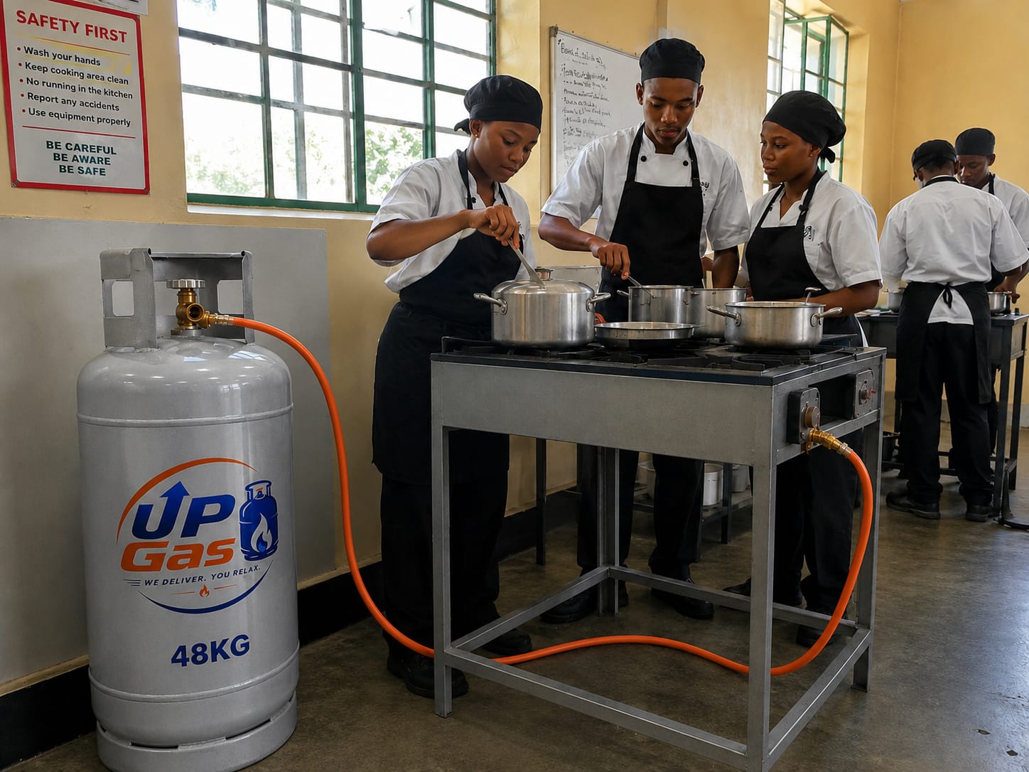 UP Gas delivery vehicle